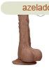 RealRock Dong 7 - leth, hers dild (17cm) - stt natr