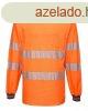 T185 - PW3 Hi-Vis hossz ujj pl - narancs / tengerszkk