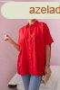 Rvid ujj pamut ing, modell 9812 piros