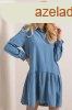 Oversize ruha fodrokkal s gallrral modell 01839 vilgos k
