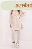 2 rszes leggings s hossz pulver szett 85331 vilgos bzs