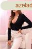 Hossz ujj, mly kivgs body blz, 13613-as modell, feket