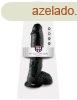  10" Cock with Balls  Black 