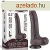  8.5&#039;&#039; Sliding Skin Dual Layer Dong Black 