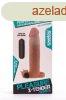  Pleasure X-Tender Vibrating Penis Sleeve #5 Brown 