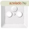 TV+R+SAT Csatlakoz aljzat burkolat A6004.3