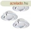 Pineda LED bepthet kerek 3x6W 8,4cm krm