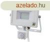 Mozgsrzkels PRO LED reflektor hideg fehr 20W/100 IP65