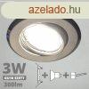 LED spot szett: mattkrm bill. keret + 2,9 Wattos, termszet