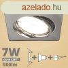 LED spot szett: krm bill. keret, ngyzet + 6,5 Wattos, mele