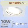 LED spot szett: fehr bill. keret, ngyzet + 9,5 Wattos, hid