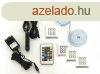Rejtett LED vilgts faliszekrnyhez - 2 modul + 2 fnypont
