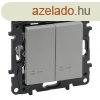 Legrand Nilo Step csillrkapcsol jelzfnnyel, 10AX, alum