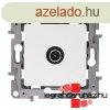 Legrand Nilo TV aljzat, tmen (14 dB), fehr, Legrand 7645