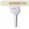 Zuhanyrzsa EDM 01332 ABS Ngyzetben Krmozott 12 x 3,1 x 24