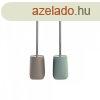 WC-kefe DKD Home Decor 11 x 11 x 41 cm Bzs szn Rozsdamente