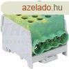 Framkri legaz kapocs ngyes, snre szerelhet, zld/sr