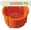 Gipszkarton doboz, sima, fedl nlkl, narancssrga 6545mm