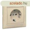 Legrand Valena 2P+F dugalj gyermekvdelemmel elefntcsont