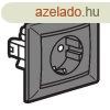 Legrand Valena 2P+F komplett dugalj alumnium