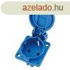 Ipari bepthet hztartsi dugalj, 250V, 16A, kk, IP55