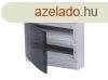 Lakseloszt falon kvli 2x18 modul IP40 C sorozat Tehnopla