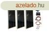 Szigetzem napelem rendszer 3x100W napelem + 1000W szinusz 