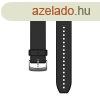 raszj Garmin 22 mm fekete szilikon, ezst csat (QuickFit) 