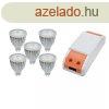 LED DRIVER 36W+ 5X LED3 5W 4000K MR16 99SET5LED572