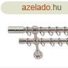 Landhouse 19mm karnis dupla inox Grip vggel