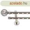Landhouse 19mm bels csszs dupla fm karnis inox Moon vg