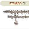 Landhouse 19mm karnis dupla inox Bullet vggel