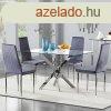 GoldFan Szrke kockzott mints szk 4 darabos holm3249