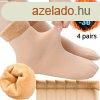 4 Pr Vastag, Plssblses Zokni - Bzs
