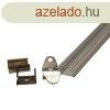 Alumnium Led profil sn, 2M alusn szett, keskeny, 8-10 mm-