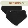 Dressa 303 8cm magas derek rugalmas pamut bugyi - fekete - 