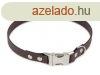 Firedog BioThane nyakrv Clip 25 mm 49 cm dark brown