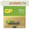 GP Ultra G-TECH alkli AAA elem mikr 4db/bliszter B02114