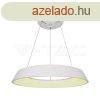 48W LED Dizjn lmpa, Triac dimmer-rel, kerek forma, fehr s