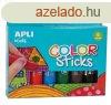 Tempera krta kszlet, APLI Kids "Color Sticks", 6