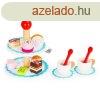Fa torta kszlet Ecotoys - gyerek jtkfa torta, fa jtk ko