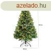 LED-es mfeny melegfehr-180 LED-es, 150 cm