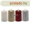 Home CDS 2 LED-es gyertyaszett, 2 db, srga LED, 6 cm magas