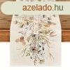 Lenvszon asztali fut vadvirg s levl mintval