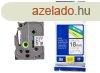 Brother TZE-141 laminlt P-touch szalag (18mm) Black on Tran