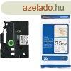 Brother TZE-N201 laminlt P-touch szalag (3,5mm) Black on Cl