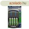Elemtlt, akku Plug tlt + 4 db AA 2100 mAH Varta
