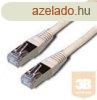 Cat6 FTP patch kbel, szrke, 15 mteres