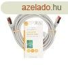 Nedis Cat6 patch kbel, szrke, aranyozott rintkezk, 10/10