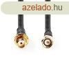 Nedis SMA kbel apa | anya | Aranyozott | 50 Ohm | Ketts r